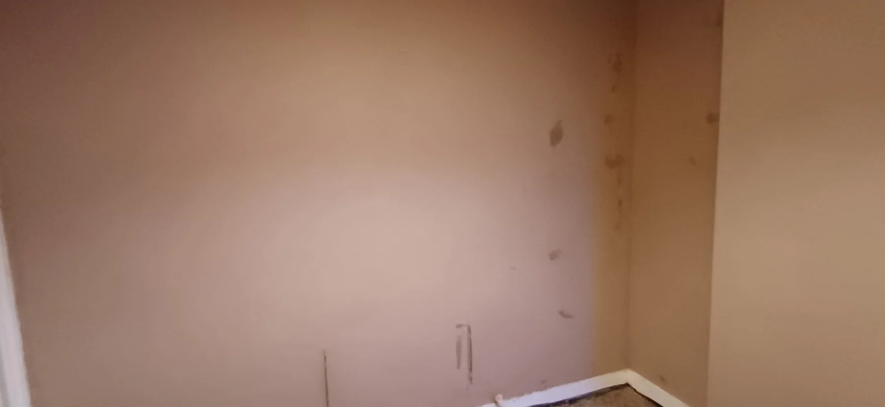 Plastering and skimming during Greenford flat refurbishment, view 3